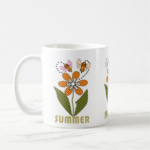 Caneca De Café abelhas amam o verão e eu também