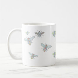 Caneca De Café Abelhas De Bumble Aleatórias