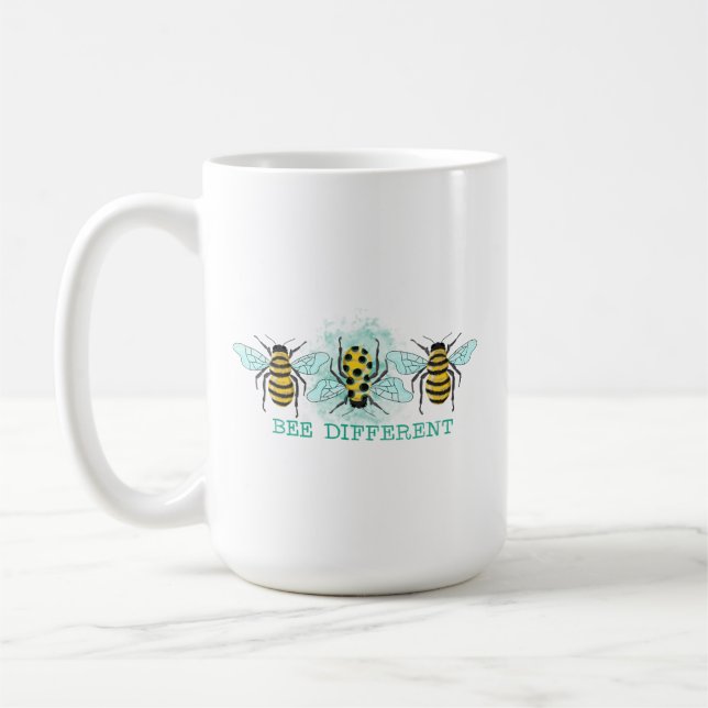 Caneca De Café Abelhas de Bumble Diferente Trio (Esquerda)