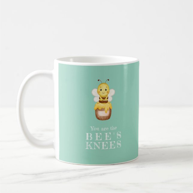 Caneca De Café Abelhas Dia de os namorados de abelha (Esquerda)