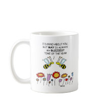 Abelhas Engraçadas em Maio Jardineiro