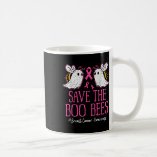 Caneca De Café Abelhas Engraçadas Fantasmas Boo Cancer Sensibiliz