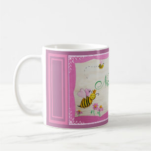Caneca De Café Abelhas no Garden Mug