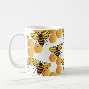 Caneca De Café Abelhas trabalhadoras