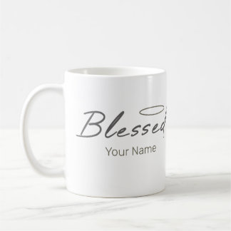 Caneca De Café Abençoada Design Religiosa Halo Para Presente Cris