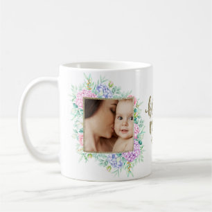 Caneca De Café Abençoada Mãe Dia de as mães Trendy Foto Moderna