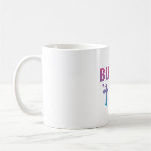 Caneca De Café Abençoada Mãe Gradiente