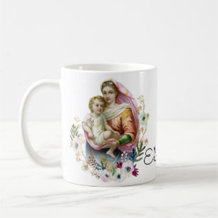 Caneca De Café Abençoada Virgem Maria Memória Católica de Jesu