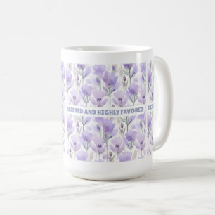 Caneca De Café Abençoado e Altamente Favorecido