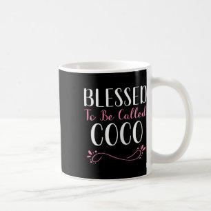 Caneca De Café Abençoado Seja Chamado Vovó Legal Coco