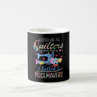 Caneca De Café Abençoados Quilters Piecemakers Quilting Sewing Id