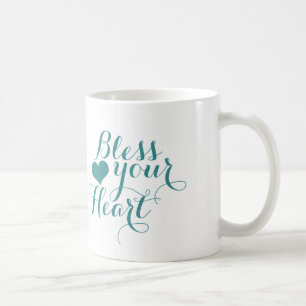 Caneca De Café Abençoe seu coração