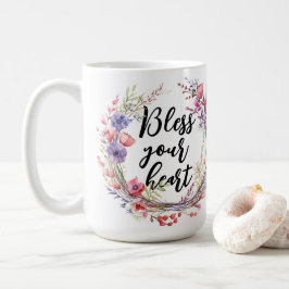 Caneca De Café Abençoe seu coração