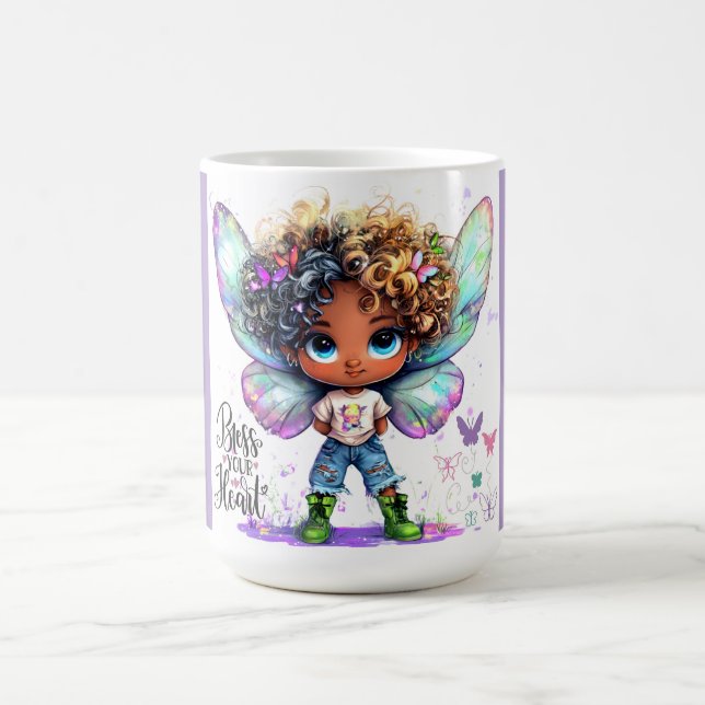 Caneca De Café Abençoe Seu Coração Lil Fairy Mug (Centro)