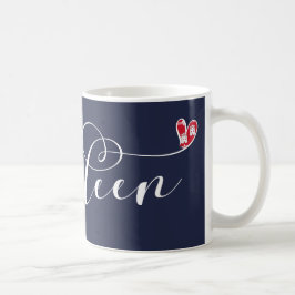 Caneca De Café Aberdeen Flag Heart, Aberdonian