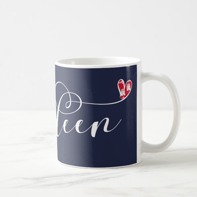 Caneca De Café Aberdeen Flag Heart, Aberdonian (Direita)