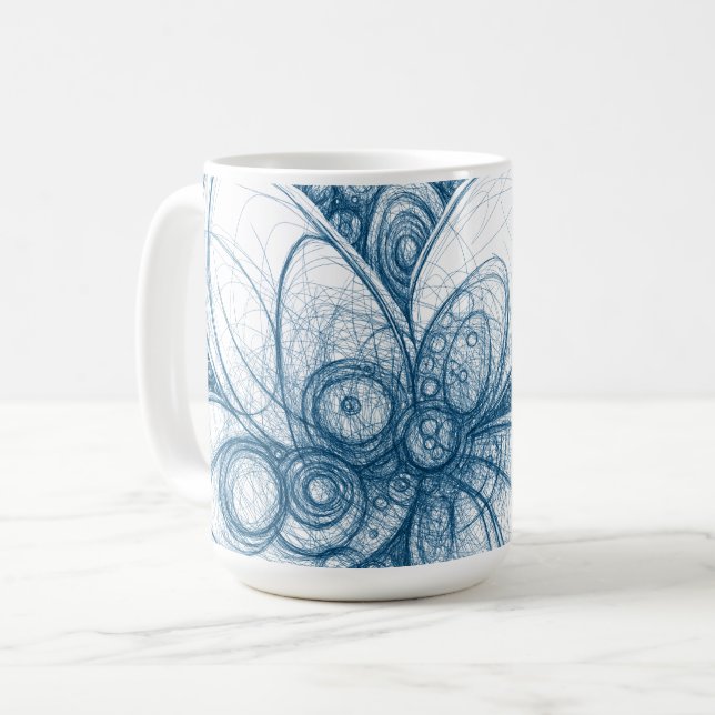 Caneca De Café Abismo Neural (Frente Esquerda)