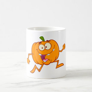 Caneca De Café Abóbora Correndo