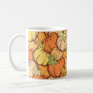 Caneca De Café Abóbora-da-mão Abóbora-da-página e deixa-se se