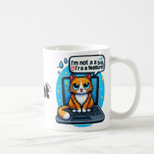 Caneca De Café Abóbora De Gato Engraçado - Presente De Gato Engra