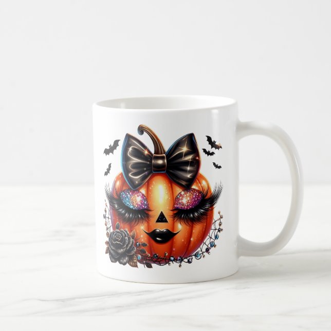 Caneca De Café Abóbora de Halloween (Direita)