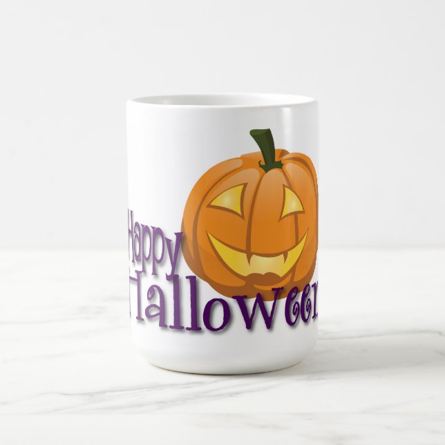 Caneca De Café Abóbora de Halloween/Abóbora de Halloween (Centro)