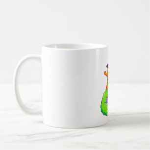 Caneca De Café Abóbora de Halloween em Dupla de Monstros