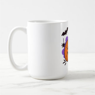 Caneca De Café Abóbora de Halloween Fofa com Chapéu de Bruxa – Fa
