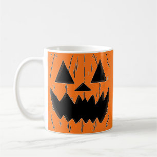 Caneca De Café Abóbora Jack O' Lantern