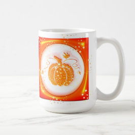 Caneca De Café Abóbora Laranja, Outono, Dia de Ação de Graças, Di