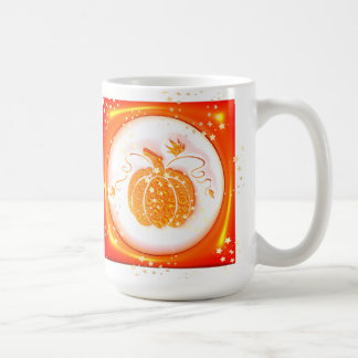 Caneca De Café Abóbora Laranja, Outono, Dia de Ação de Graças, Di