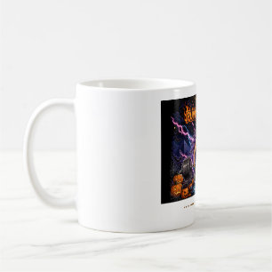 Caneca De Café Abóbora Músculo Faraó Egípcio Deadlift Halloween