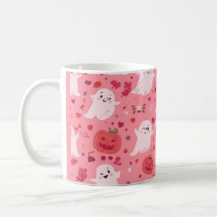 Caneca De Café Abóbora rosa Surpresa Fantasmagórica