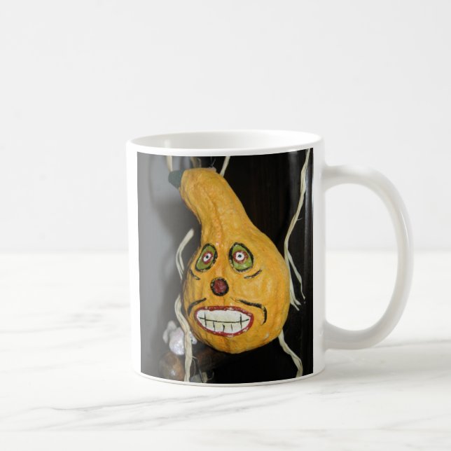 Caneca De Café Abóbora Sorridente (Direita)