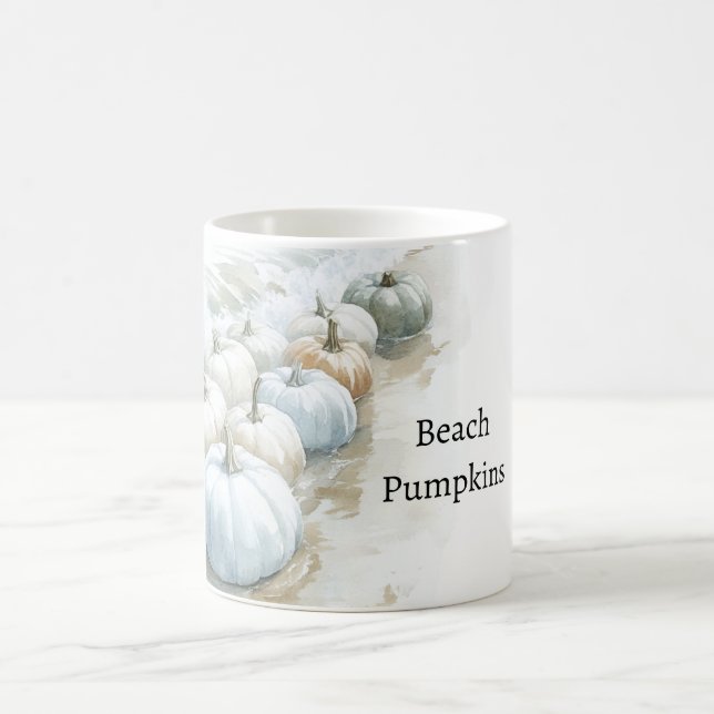 Caneca De Café Abóboras Azuis da Praia Oceânica (Centro)