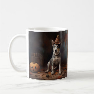 Caneca De Café Abóboras de Gado Australianas de Halloween Assusta