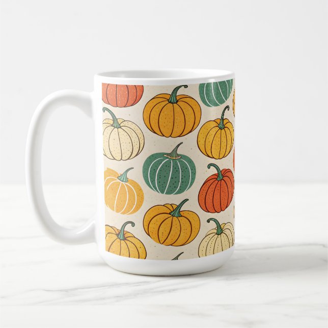 Caneca De Café Abóboras de Halloween (Esquerda)