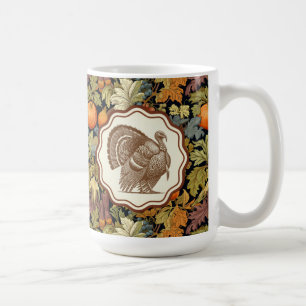 Caneca De Café Abóboras de outono de William Morris Tom Peru