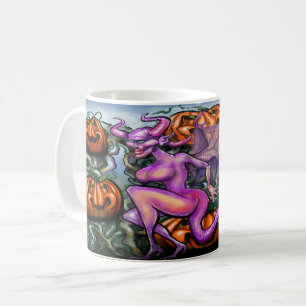 Caneca De Café Abóboras Fae Demoníacas