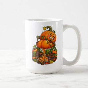 Caneca De Café Abóboras Halloween de Outono Divertidas Feitas Poo