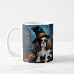 Caneca De Café Abóboras Rei Cavaleiro do Halloween Assustador