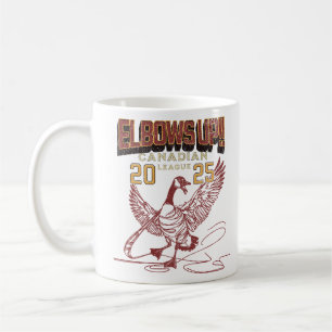 Caneca De Café Abotovelos! Liga Canadiana - Canadá - Geese
