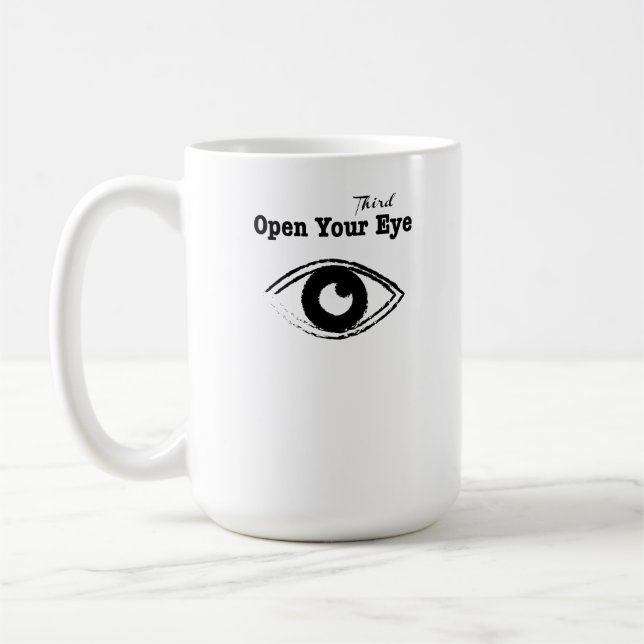 Caneca De Café Abra Seu Terceiro Olho (Esquerda)