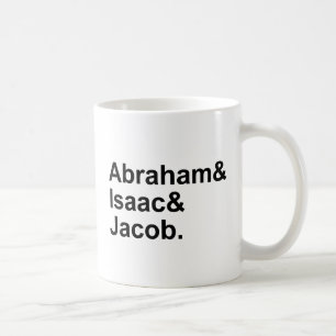 Caneca De Café Abraão Isaac Jacó   3 Patriarcas do Judaísmo