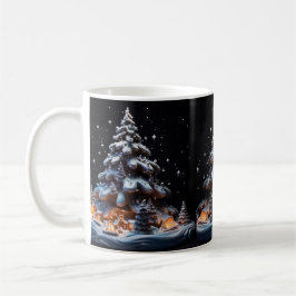 Caneca De Café "Abraça a Mágica da Noite de Natal!"