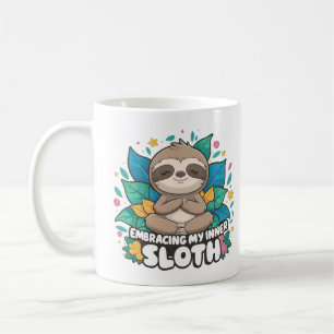 Caneca De Café Abraçando Minha Meditação De Lama Interior