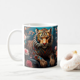 Caneca De Café Abraçar a mística da natureza com o nosso Tigre