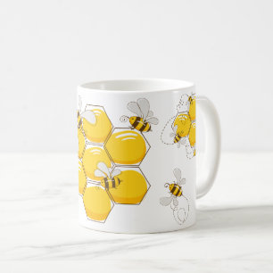 Caneca De Café Abraçar a Natureza com a nossa Caneca-de-Abelhas