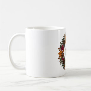 Caneca De Café Abraçar as Estações Coroa Botânica de Outono Natur