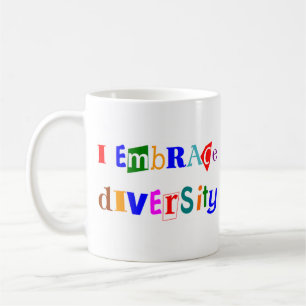 Caneca De Café abraçar diversidade Mug